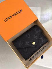 Louis Vuitton Wallet Victorine Monogram 12 Black M62305 - 2