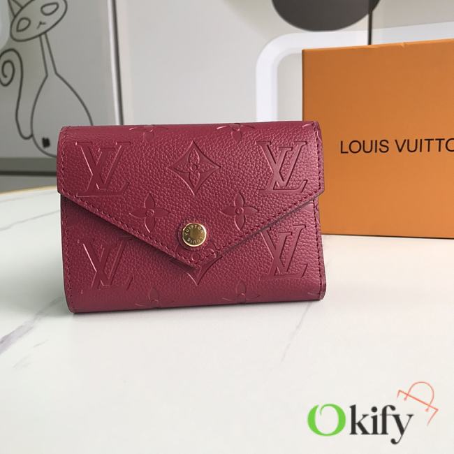 Louis Vuitton Wallet Victorine Monogram 12 Scarlet M62305 - 1