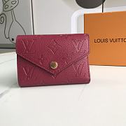 Louis Vuitton Wallet Victorine Monogram 12 Scarlet M62305 - 1