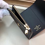 Louis Vuitton Zoé Wallet 9.5 Black M80725 - 4