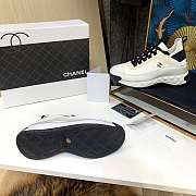 Chanel Calfskin Sneakers White - 3