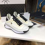 Chanel Calfskin Sneakers White - 4