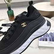 Chanel Calfskin Sneakers Black - 3