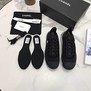 Chanel Calfskin Sneakers Black - 6
