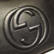 Gucci Soho Tote Chain Tassel Black 408825 35cm - 3