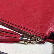 Gucci Soho Tote Chain Tassel Red 408825 35cm - 4