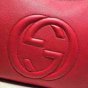 Gucci Soho Tote Chain Tassel Red 408825 35cm - 2