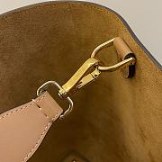 Fendi way F buckle handbag light brown leather 552 40cm - 6