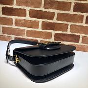 Gucci Horsebit Black Leather 25 Shoulder Bag 602204 - 4