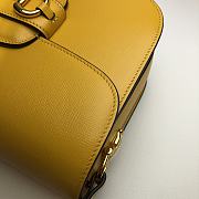Gucci Horsebit Yellow Leather 25 Shoulder Bag 602204 - 2