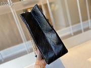 Chanel Original Lather Shopping Bag Black AS6611 35cm - 6