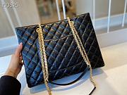 Chanel Original Lather Shopping Bag Black AS6611 35cm - 3