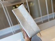 Chanel Original Lather Shopping Bag White AS6611 35cm - 6