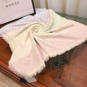 Gucci Scarf Silver Silk 005 - 2