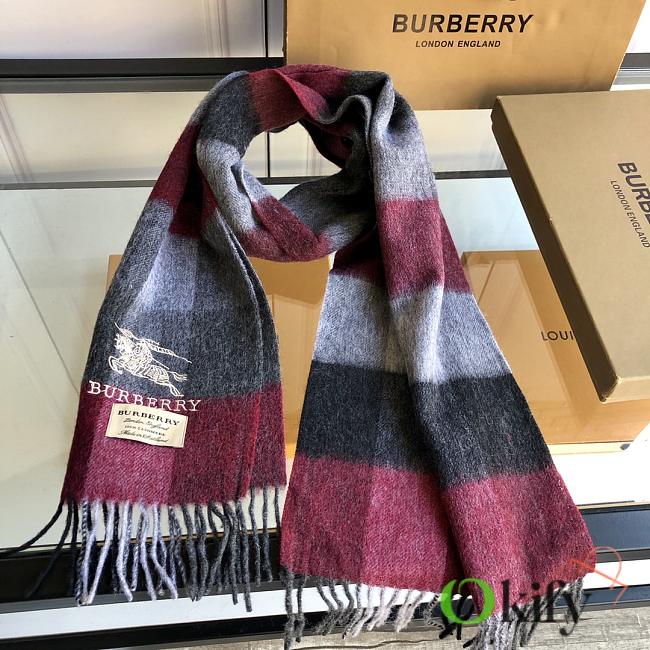 Burberry Unisex Scarf Double-Layer Cashmere 004 - 1