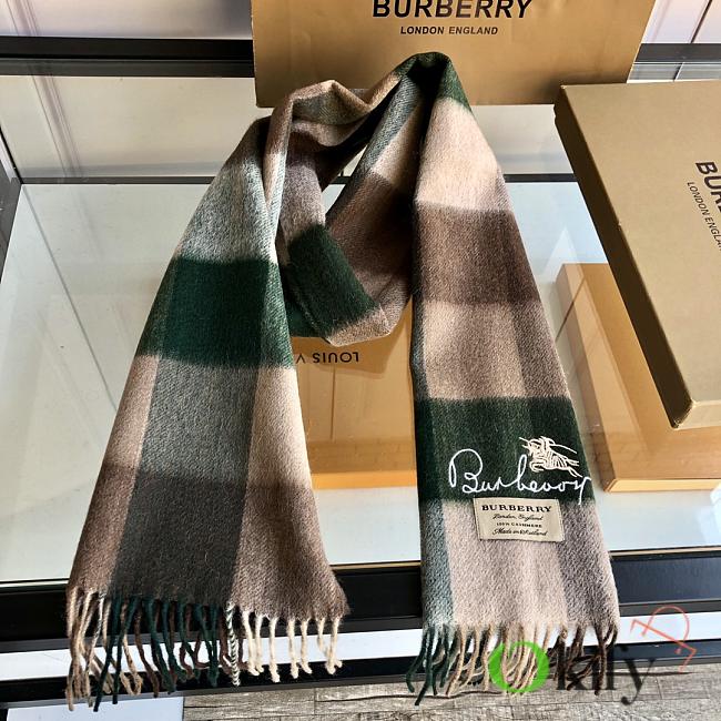Burberry Unisex Scarf Double-Layer Cashmere 005 - 1