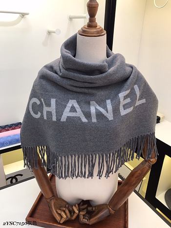 Chanel Cashmere Brushed Scarf 2YSC7150 002
