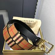 Burberry belt vintage classic retro leather 35mm 02 - 4