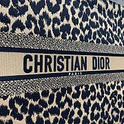 Dior Book Tote Large 41 Multicolor Mizza Embroidery Beige 1286 - 5