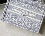 Dior Book Tote 22 Gray Oblique M1286 - 4