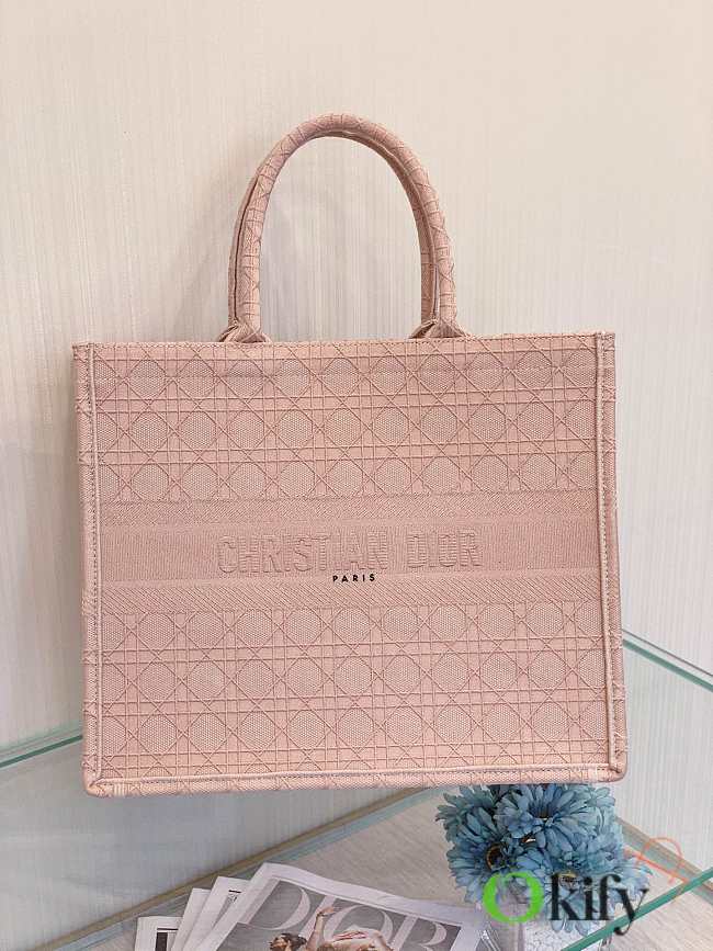 Dior Book Tote 41.5 Dusty Pink - 1