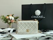 Chanel WOC 19 Little Golden Ball White - 4