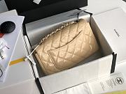 Chanel Mini Edge Bag Beige Gold Buckle 20cm - 4