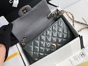Chanel Mini Edge Bag Gray Silver Buckle 20cm - 2
