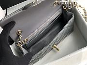 Chanel Mini Edge Bag Gray Silver Buckle 20cm - 6