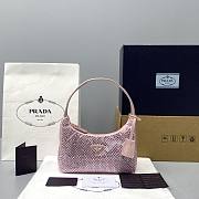 Bagsall Prada Crystal Hobo 22 Shoulder Bag Pink 6641  - 1