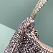 Bagsall Prada Crystal Hobo 22 Shoulder Bag Pink 6641  - 2