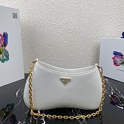 Prada Chain Bag White 1BC148 25.5cm - 1