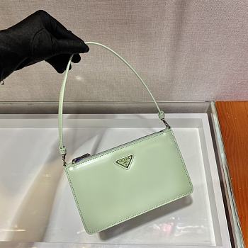 Prada Saffiano leather 20 mini bag green 1BC155