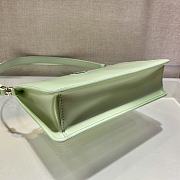 Prada Saffiano leather 20 mini bag green 1BC155 - 3