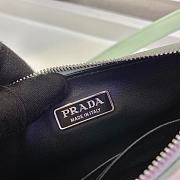 Prada Saffiano leather 20 mini bag green 1BC155 - 5