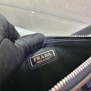 Prada Saffiano leather 20 mini bag black 1BC155 - 6