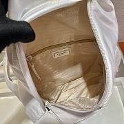 Prada Re-Nylon and leather white backpack 2VZ092 37.5cm - 6