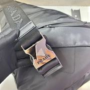 Prada Re-Nylon and leather black backpack 2VZ092 37.5cm - 5