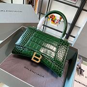 Balenciaga hourglass crocodile leather green XS 24cm - 1