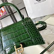 Balenciaga hourglass crocodile leather green XS 24cm - 2