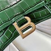 Balenciaga hourglass crocodile leather green XS 24cm - 4