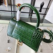 Balenciaga hourglass crocodile leather green XS 24cm - 6
