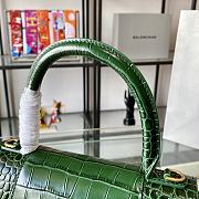 Balenciaga hourglass crocodile leather green XS 24cm - 5