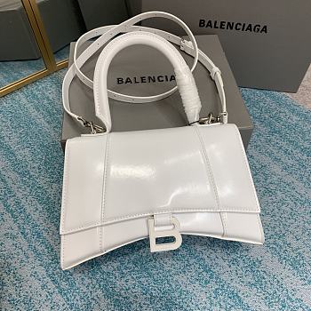 Balenciaga hourglass 8895 white leather XS 24cm