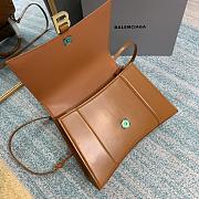 Balenciaga hourglass 8892 brown leather 30cm - 6
