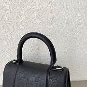 Balenciaga hourglass 8896 black leather 21cm - 3