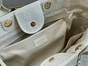 Chanel Shopping Bag 38 Beige Canvas  - 5