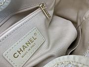 Chanel Shopping Bag 28 Beige Canvas  - 5