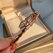 Okify Bvlgari Serpenti Viper 18 KT Bracelet Set with Demi Pave Diamonds - 2