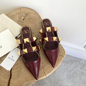 Valentino Shoes Wine Red 7415
